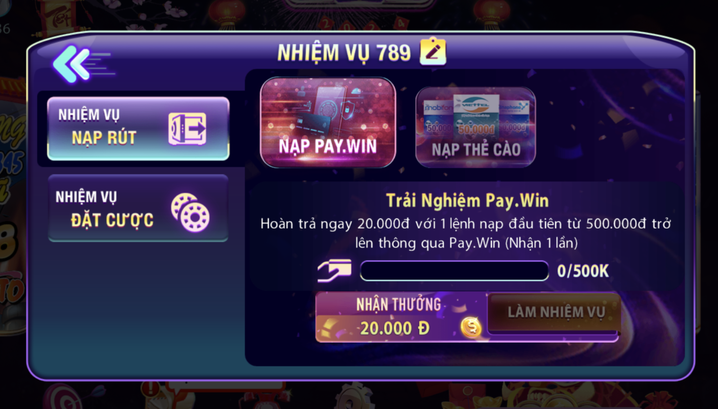 Những khuyến mãi game đổi thưởng 789club hấp dẫn
