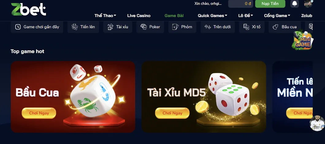 Đánh bài đổi thưởng